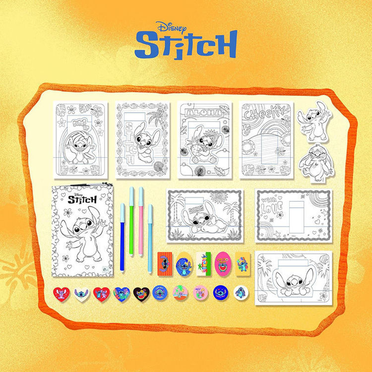Εικόνα για Σακίδιο Stitch Σχεδιάζω & Χρωματίζω Lisciani | Δημιουργικό Σετ Pop-Up για Παιδιά 5+