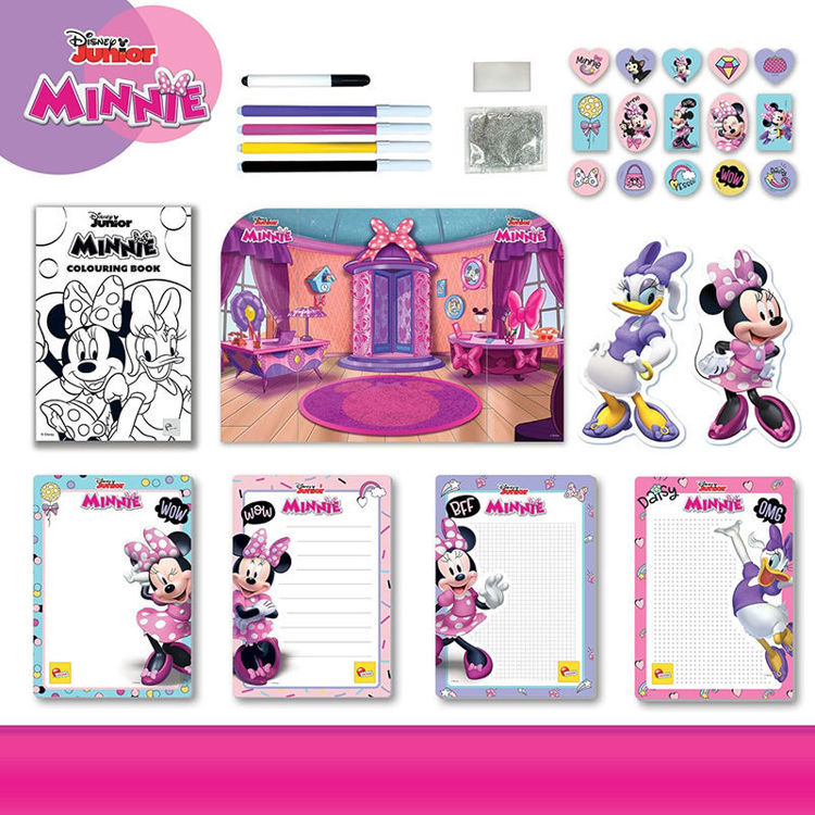 Εικόνα για Σακίδιο Minnie Σχεδιάζω & Χρωματίζω Lisciani | Δημιουργικό Σετ Disney Junior για Παιδιά 4+