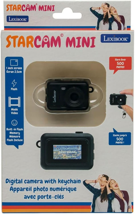 Εικόνα για Lexibook StarCam Mini Παιδική Ψηφιακή Φωτογραφική Μηχανή – Μαύρη