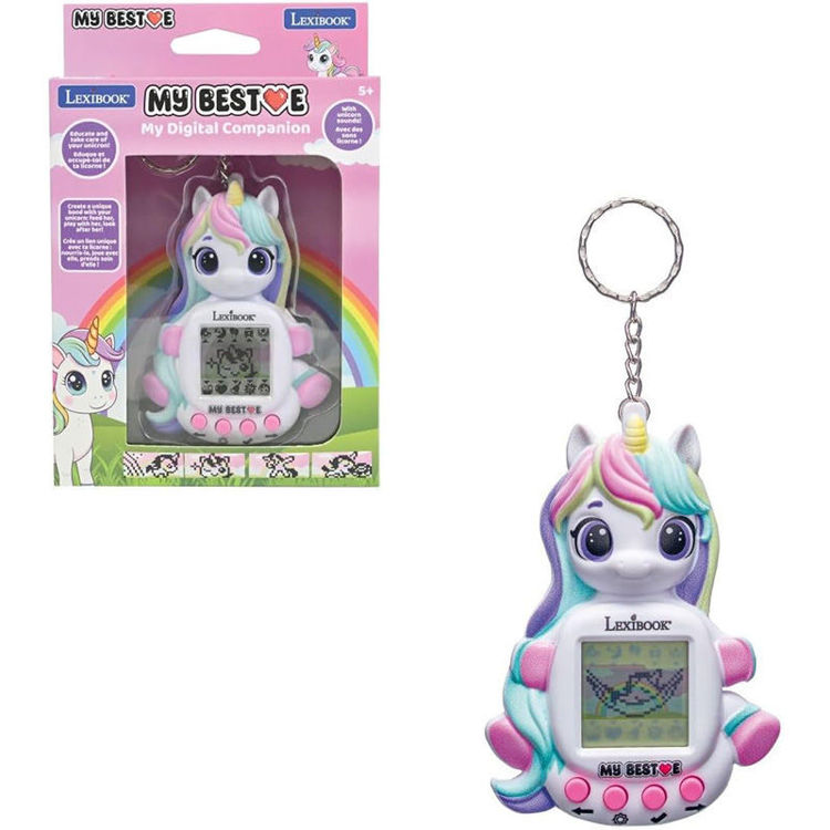 Εικόνα για Lexibook My Best-E Unicorn – Εικονικός Μονόκερος Κονσόλα Μπρελόκ My Digital Companion JLMBUNI