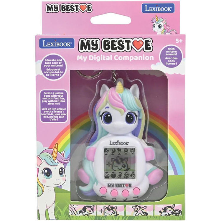 Εικόνα για Lexibook My Best-E Unicorn – Εικονικός Μονόκερος Κονσόλα Μπρελόκ My Digital Companion JLMBUNI