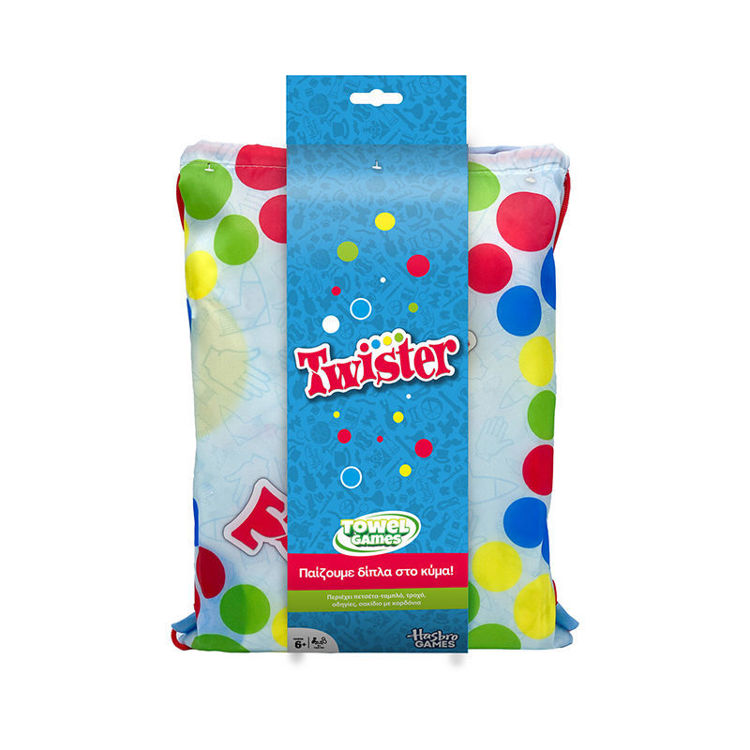 Εικόνα για Πετσέτα Θαλάσσης Twister Towel Games – Επιτραπέζιο Παραλίας με Τροχό & Σακίδιο (6+ ετών)