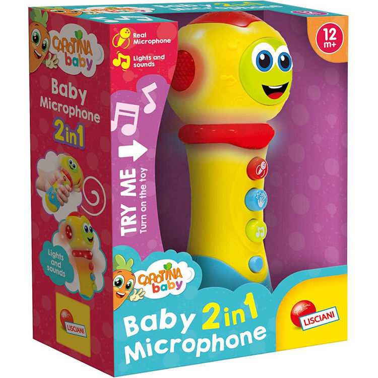 Εικόνα για Μικρόφωνο 2 σε 1 – Carotina Baby  Lisciani 100606