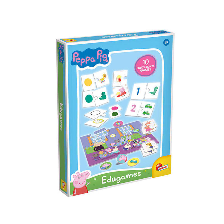 Εικόνα για 10 Εκπαιδευτικά Παιχνίδια Peppa Pig Edugames Lisciani (3-6 ετών) 113187