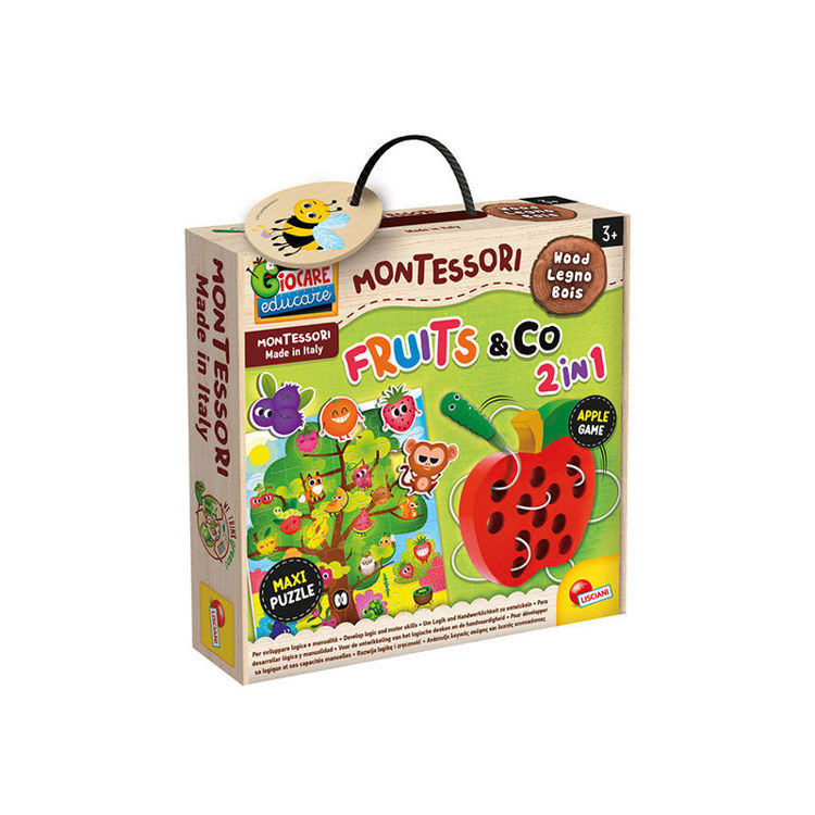 Εικόνα για Wood Fruits Montessori 2 σε 1