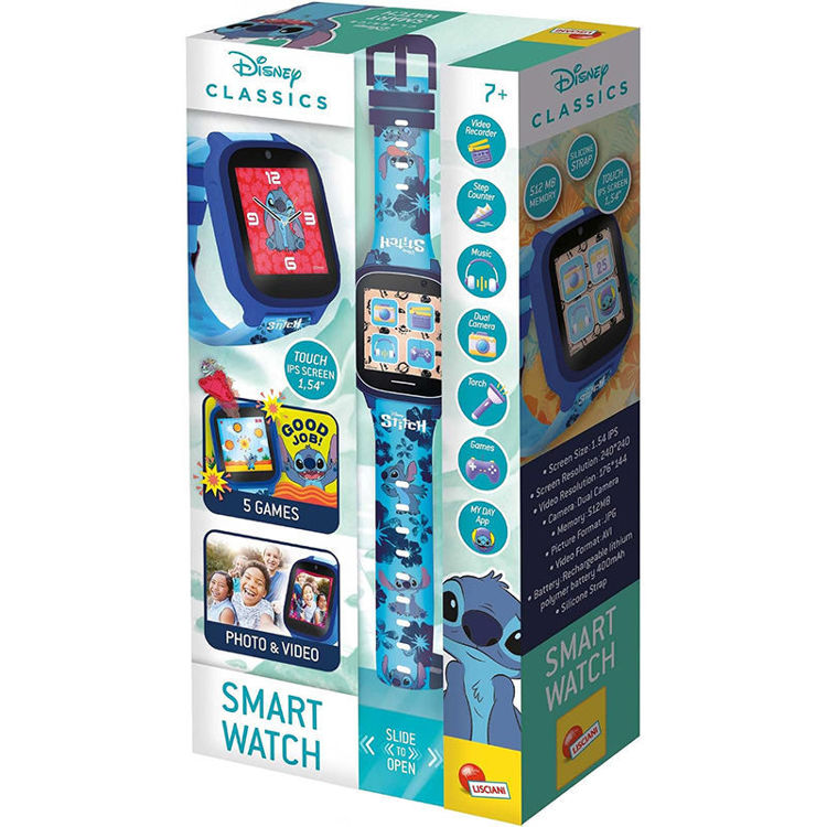 Εικόνα για Παιδικό Smartwatch Disney Stitch με Διπλή Κάμερα Lisciani 107230
