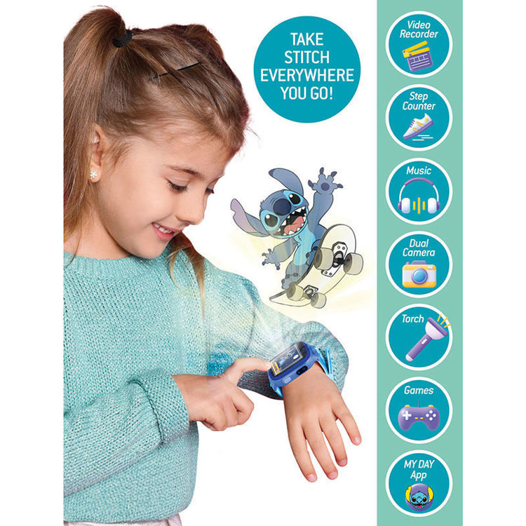 Εικόνα για Παιδικό Smartwatch Disney Stitch με Διπλή Κάμερα Lisciani 107230