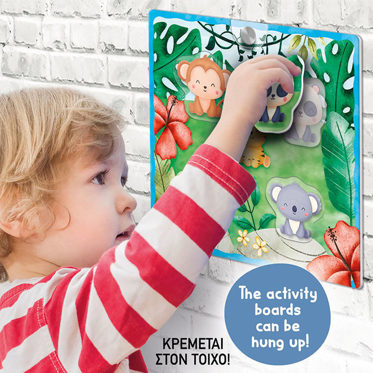 Εικόνα για Μαλακοί Πίνακες με Ενσφηνώματα Montessori Baby Soft Touch Boards Lisciani 107834