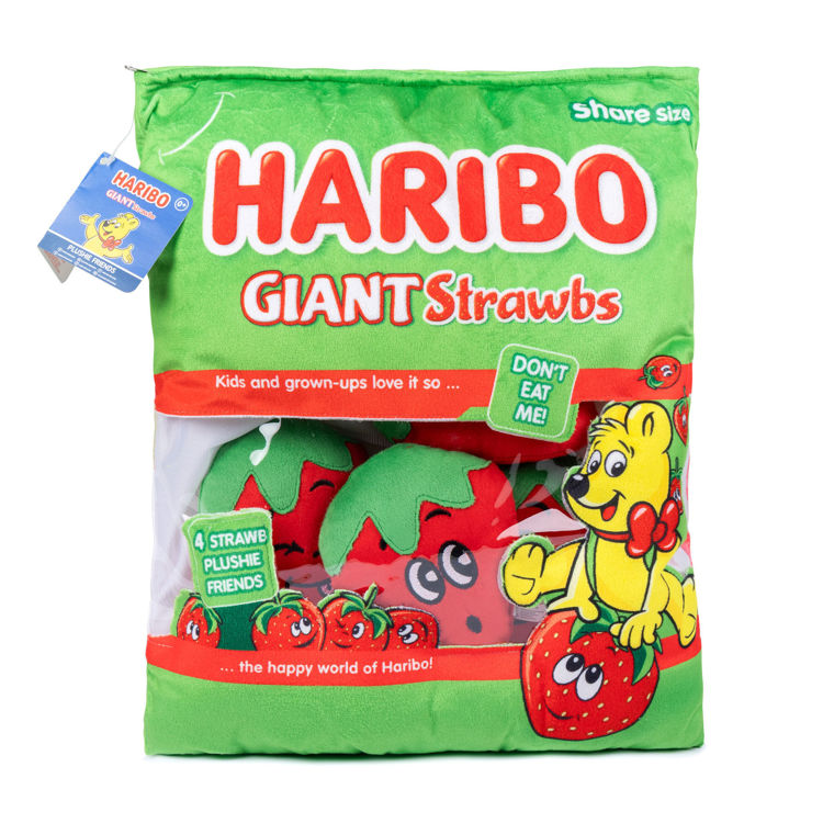 Εικόνα για HARIBO GIANT STRAWBERRIES SNACK BAG - ΜΕΓΑΛΟ