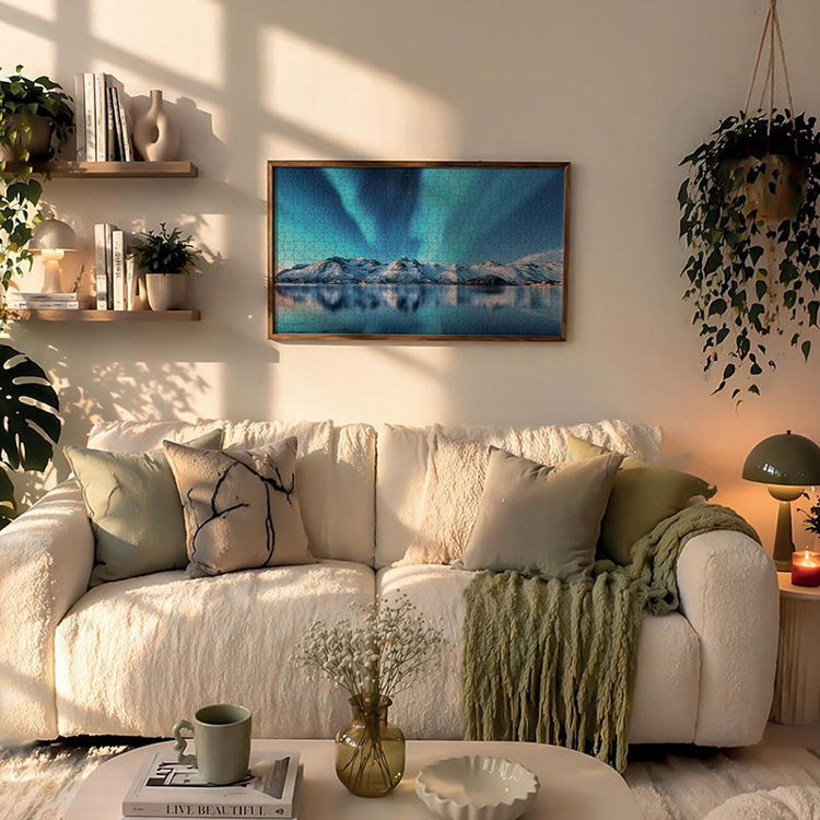 Εικόνα για Lisciani Puzzle + Poster Aurora Borealis 1500 κομμάτια (87 x 61 εκ.)