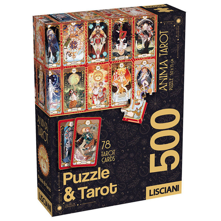 Εικόνα για Lisciani Puzzle & Tarot Japanese Anima 500 κομμάτια (50 x 35 εκ.) με 78 κάρτες ταρώ